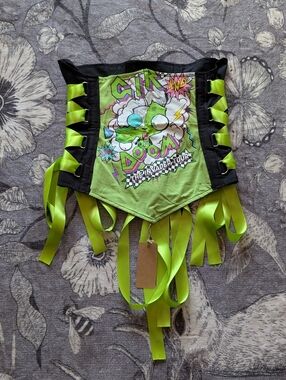 Cartoon Underbust Corset Top